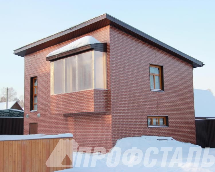 Панель фасадная гофрированная
