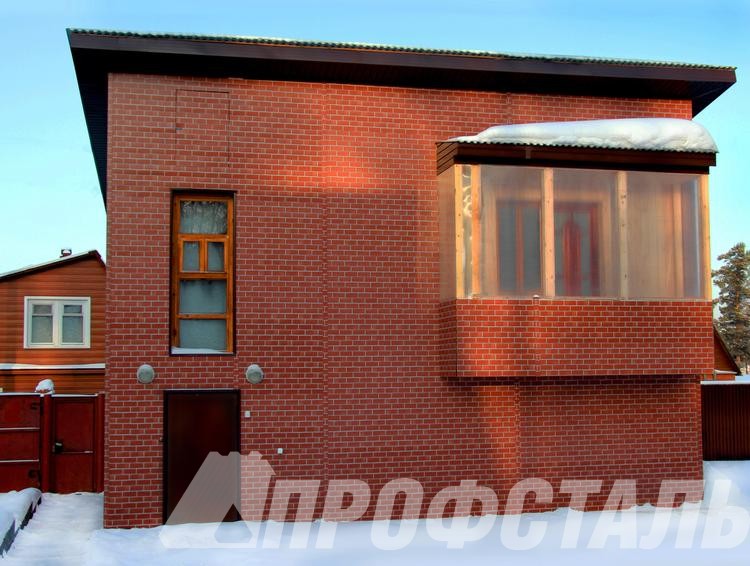 Панель фасадная гофрированная